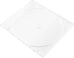 Basetech 25 CD-hoesjes Agaatgrijs Transparant 1 CD/DVD/Blu-Ray (b x h x d) 141 x 5 x 123 mm BT-2268908