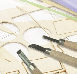 Basetech BT-2283658 Messenset, 7-delig Zwart, Hout