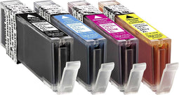 Basetech Inktcartridge vervangt Canon CLI-551BK XL, CLI-551C XL, CLI-551M XL, CLI551Y XL Compatibel Combipack Foto zwar