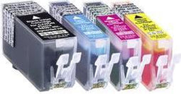 Basetech Inktcartridge vervangt Canon PGI-525PGBK, CLI-526C, CLI-526M, CLI-526Y Compatibel Combipack Zwart, Cyaan, Mage