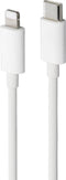 Basetech USB-kabel USB 2.0 USB-C stekker, Apple Lightning stekker 2.00 m Wit BT-2347612