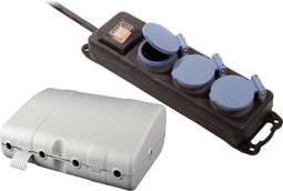 Basetech Verdeelbox 6-voudig Grijs