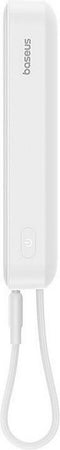 Baseus 10.000 mAh Powerbank Wit | Fast Charge 20W Lightning & USB-C | met MagSafe | Compact Reisformaat | Geintegreerde Lightning Kabel