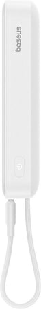 Baseus 10.000 mAh Powerbank Wit | Fast Charge 20W Lightning & USB-C | met MagSafe | Compact Reisformaat | Geintegreerde Lightning Kabel