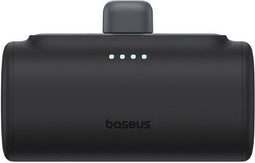 Baseus 5.000 mAh Powerbank Zwart | Opvouwbare USB-C Connector | Compact & Fast Charge Power Delivery | 20W USB-C |