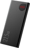 Baseus Adaman 10.000 mAh Powerbank Zwart | Compact | Power Delivery | Fast Charge | Digitale Display | 22.5W USB & USB-C | Geschikt voor Samsung, iPhone en andere smartphones
