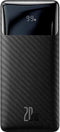 Baseus Bipow 20.000 mAh Powerbank Zwart | met PD Fast Charge & Digitale Display | 20W USB-C & USB-A | Geschikt voor Samsung, iPhone en smartphones