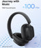 Baseus Bowie H1i Noise Cancelling Draadloze Koptelefoon ANC Zwart