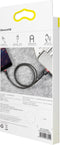 Baseus - Cafule - Kabel Duurzame Nylon Kabel USB / Lightning QC3.0 1.5A 2M Zwart-Rood - (CALKLF-C19)