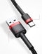 Baseus Cafule USB Kabel naar USB C 3 meter - 2A - Fast Charge - gewoven