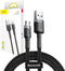 Baseus CAMKLF-AG1 USB-kabel 0,5 m USB A Micro-USB B Zwart