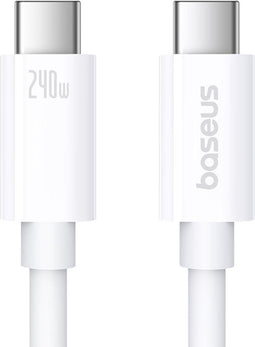 Baseus - CB000068 - USB-C - USB-C kabel 240W PD 8K 60Hz 1m - wit