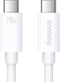 Baseus - CB000068 - USB-C - USB-C kabel 240W PD 8K 60Hz 1m - wit
