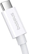 Baseus - CB000068 - USB-C - USB-C kabel 240W PD 8K 60Hz 1m - wit