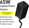 Baseus GaN3 Pro 65W Snellader Laptop/MacBook + 100W USB-C Kabel 5A 1M