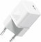 Baseus GaN5 20W Compacte Fast Charger USB-C Wit