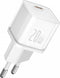 Baseus GaN5S USB-C Snellader | 20W Power Delivery Adapter | Telefoon Oplader | Fast en Quick Charge | Geschikt voor o.a iPhone 14 / 15 | Wit