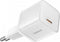 Baseus GaN5S USB-C Snellader | 20W Power Delivery Adapter | Telefoon Oplader | Fast en Quick Charge | Geschikt voor o.a iPhone 14 / 15 | Wit
