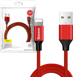 Baseus Kabel USB naar Apple Lightning 1.8m - Rood