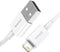 Baseus Lightning kabel Superior Fast Charge 2.4A - 1 meter - Wit
