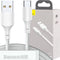 Baseus Simple Wisdom 5A USB naar USB-C Kabel 40W 1.5M Wit (2-Pack)