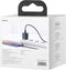 Baseus Snellader 20W PD + USB-C naar Lightning Kabel 1M Blauw