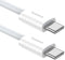 Baseus Superior Series 2 USB-C naar USB-C Kabel 30W 1 Meter Wit
