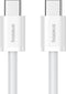 Baseus Superior Series 2 USB-C naar USB-C Kabel 30W 2 Meter Wit