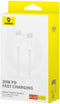 Baseus Superior Series 2 USB-C naar USB-C Kabel 30W 2 Meter Wit