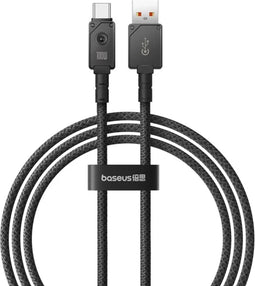 Baseus Unbreakable USB-kabel 1 m USB A USB C Zwart