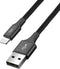 Baseus USB 4-in-1 Kabel met Micro-USB /2x USB-C / Lightning 1.2M Zwart
