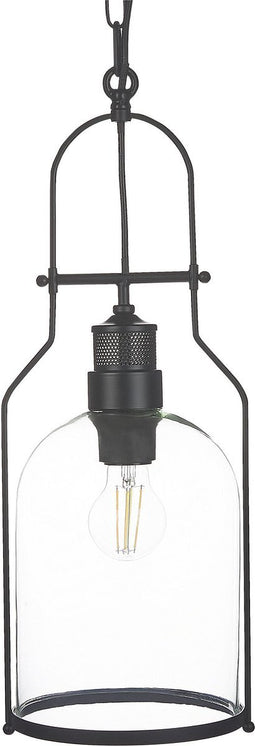 BASHILO - Plafondlamp - Zwart - IJzer