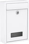 Basi 2170-1300 BK 100M Brievenbus Staal Wit (mat) Sleutelslot