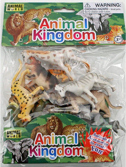 Basic Animal World Kingdom Wilde Dieren 8 stuks