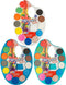 Basic Craft Waterverfpalet + Penseel 12 Kleuren Assorti