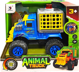 Basic Dino Truck Met Dino + Licht En Geluid