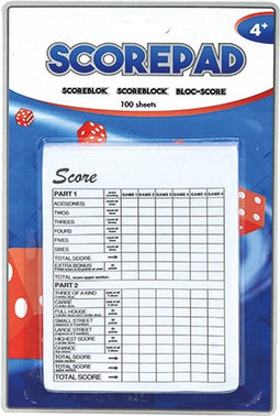 Basic Dobbelset Scoreblok 100 Vel