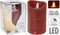 Basic Led Kaars Met Timer Rood