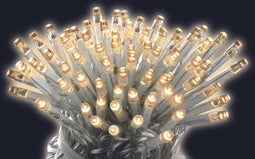 Basic rice lights 360led 27m warm white transparant snoer | Lumineo 494267