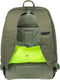 Basil B-Safe Commuter Fietsrugzak Nordlicht - Voor 15,6inch Laptop - Groen - 18 Liter