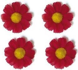 Basil Bloemetjes voor Fietsmand - Rood/Geel