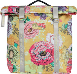 Basil Bloom Field Dubbele Fietstas MIK - 28-35 Liter - Waterdicht - Geel