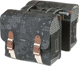 Basil Bohème dubbele fietstas MIK, 35L, charcoal