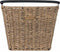 Basil Bremen Rattan Look KF Fietsmand - Voor - Kunststof Rotan - Seagrass