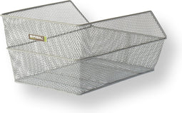 Basil Cento Fietsmand - Achter - Staal - Zilver