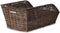 Basil Cento Rattan Look Fietsmand - Achter - Kunststof rotan - Bruin