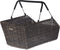 Basil Cento Rattan Look Multi System Fietsmand - Achter - Kunststof rotan - Bruin