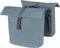 Basil City dubbele fietstas MIK, 28-32L, graphite blue