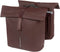 Basil City dubbele fietstas MIK, 28-32L, roasted brown