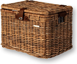 Basil Denton Fietsmand L - Voor - Rotan - Bruin - Large
